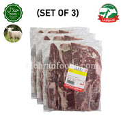 LABBAIK Halal Fresh Lamb Boneless Meat (Slice Cut) 1kg (Set of 3) 3kg / 뼈없는 양고기 슬라이스 컷