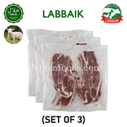 Halal lamb rib chops meat set 3kg from LABBAIK, premium quality