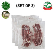 LABBAIK Halal Lamb (Khalbi) Rib Chops Meat 1kg (Set of 3) 3kg / 양 갈비 (립)