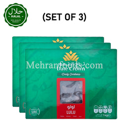 DATE CROWN Lulu Dates 1kg Pack Front View