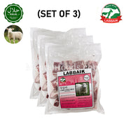 LABBAIK Halal Lamb with Bone (Chest) Khalbi Meat 1.1kg (Set of 3) 3.3 kg / 양 갈비 (뼈 포함)
