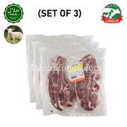 LABBAIK Halal Lamb (Khalbi) Rib Chops Meat 1kg (Set of 3) 3kg / 양 갈비 (립)