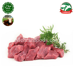 LABBAIK Halal Beef Boneless Meat (Square Cut) Cubes 800g (Set of 3) 2400g / 뼈 없는 소고기