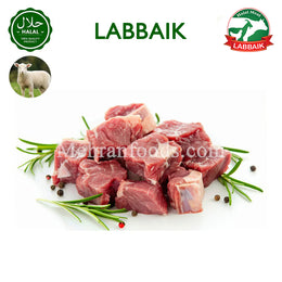 LABBAIK Halal Lamb Khalbi Meat Bone-In 1.1kg Set of 3