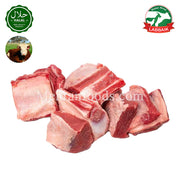 LABBAIK Halal Fresh Beef Khalbi (Chest Part With Bone) Meat 1kg (Set of 3) 3kg / 소 갈비 (뼈 포함)