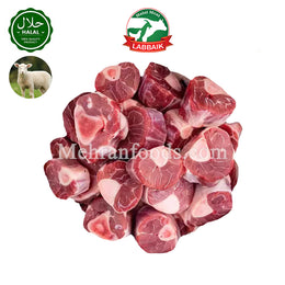 LABBAIK Halal Lamb Satay Meat (Foreshank / Bong) Medium 1.1kg (Set of 3) 3.3kg / 뼈 있는 양 사태 고기