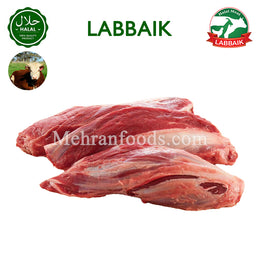 LABBAIK Halal Beef Front Leg Boneless Slice Cut Meat 1.3kg (Set of 3) 3.9kg / 뼈 없는 소 앞다리 살