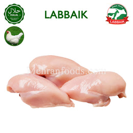 LABBAIK Halal Fresh Chicken Boneless Chest 1kg (Set of 3) 3kg / 할랄 뼈 없는 닭 가슴살