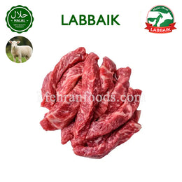 LABBAIK Halal Fresh Lamb Boneless Meat 1kg slices