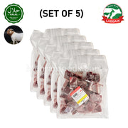LABBAIK Halal Fresh Goat Meat Mixed Part Mutton 1Kg (Set of 5) 5kg / 호주산 할랄 염소 고기