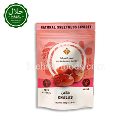 AL BARAKAH Khalas Dates 500g Pack Front