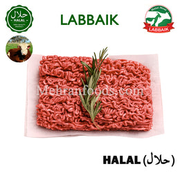 Labbaik Halal Beef Minced (Qeema) Premium No Fat (Korea) 800g / 스페셜 소 민찌