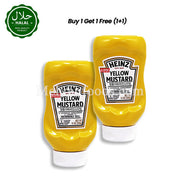 HEINZ Yellow Mustard 396g Bottle Front View