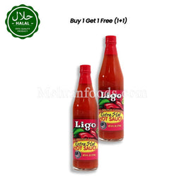 LIGO Louisiana Extra Hot Sauce 177ml Bottle Front View