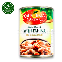 California Garden Fava Beans with Tahina 400g Can