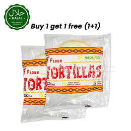 Fresh2Go Tortilla (Roti) 8 inch (12pcs) (1+1) 1152g 또띠아 8인치