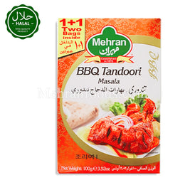MEHRAN BBQ Tandoori Masala 100g pack front view