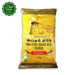 SIB Organic Dark Rye Flour 1kg Pack Front View