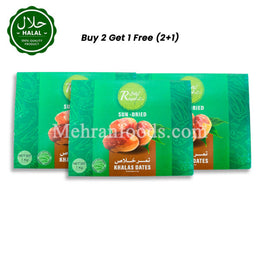 ROYAL 天日干しカラスデーツ（UAE）1kg（2+1）3kg チョコレートデーツ卸売