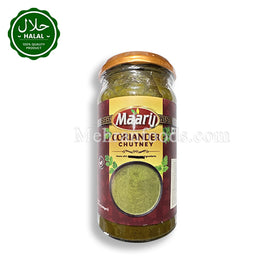 MAARIJ Coriander Chutney 340g Bottle Front View