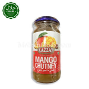 LAZZAT Mango Chutney 430g Jar Front View