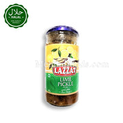 LAZZAT Lime Pickle in Oil 330g Jar Front