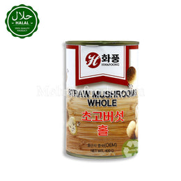 HWAPOONG Straw Mushroom Whole 400g 화풍 초고버섯 홀