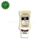 HEINZ rich creamy garlic mayo bottle