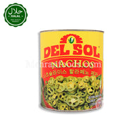 DELSOL Sliced Jalapeno Pepper 2.83kg Jar