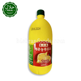 SIB Lemon Juice 1L Bottle Front View