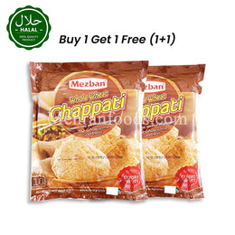 MEZBAN 통밀차파티 (빵) 10개 450g (1+1) 900g 통밀 차파티 