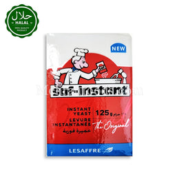 SAF Instant Yeast Red 125g Pack Front View