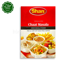 SHAN Chaat Masala 100g Spice Box Front View