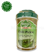 MEHRAN Chilli Pickle 400g Jar Front View