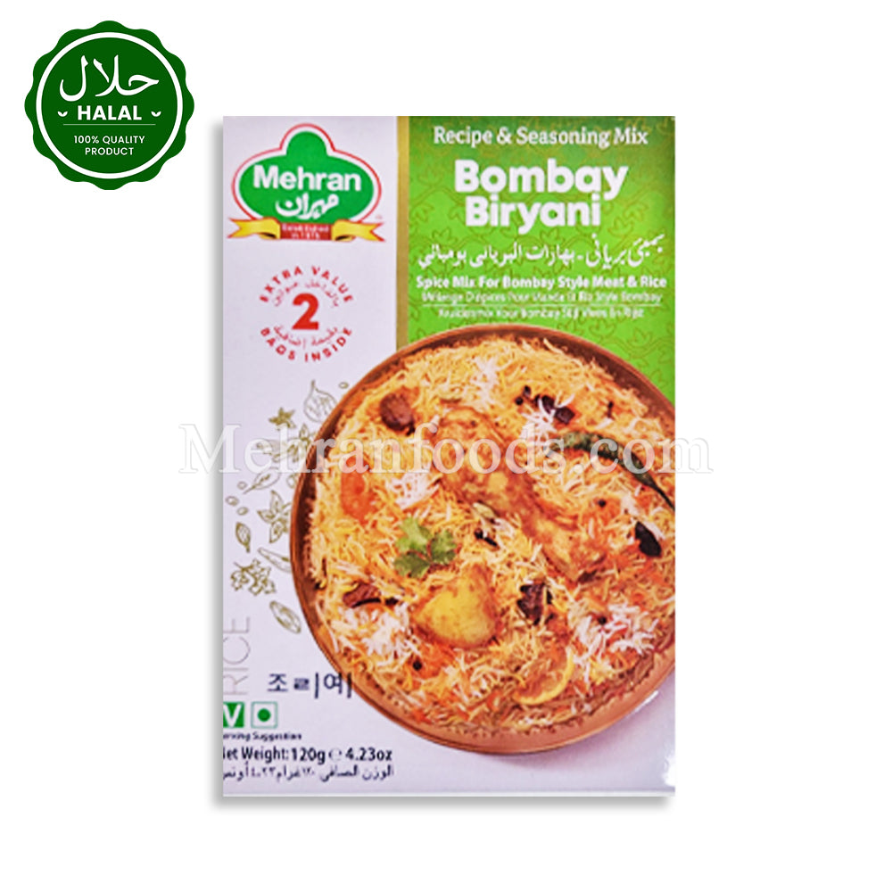 Mehran Biryani Rice MEHRAN Bombay Biryani Masala 120g | Authentic Indian Spices – Mehran ...