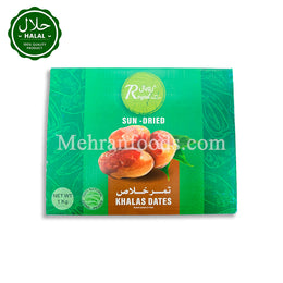 ROYAL Sun Dried Khalas Dates (UAE) 1kg 칼라스 대추야자