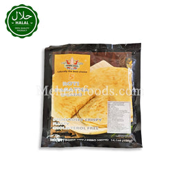 CROWN FARMS Roti Paratha 5pcs (Plain) 400g 로티 플레인 파라타 (커리빵)