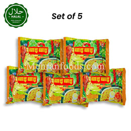 WAI WAI Chicken Flavoured Instant Noodles 5 Pack Front View