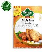 MEHRAN Fish Fry Masala 100g spice pack front view