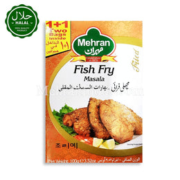 MEHRAN Fish Fry Masala 100g spice pack front view