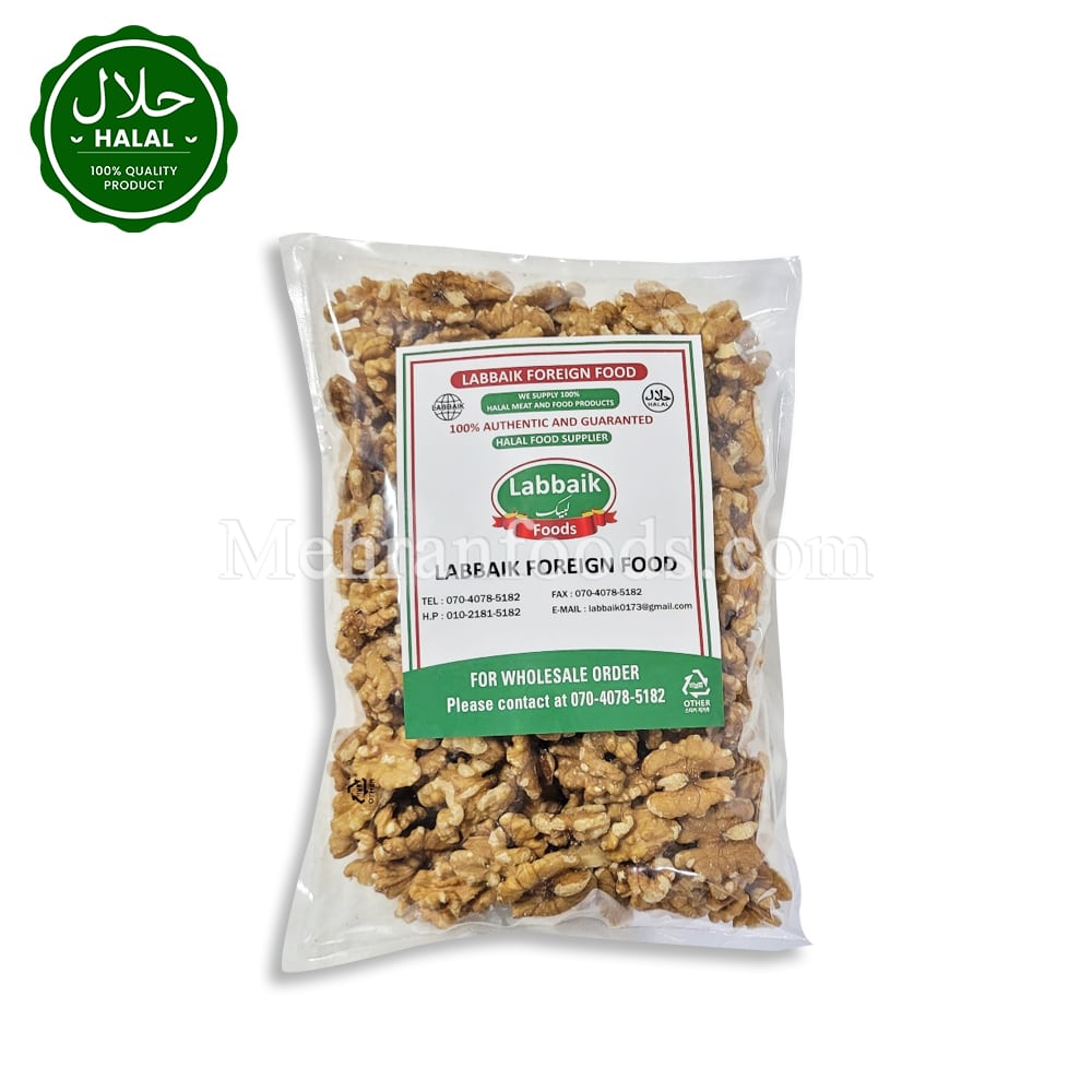 Mehraan Shell LABBAIK Walnuts 500g | Premium Akhrot without Shell in Korea – Mehran ...