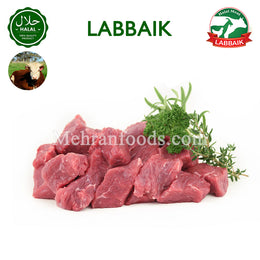 LABBAIK Halal Beef Boneless Cut Meat 800g / 유일한 뼈와 관련 