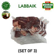 LABBAIK 할랄 양고기 순살 800g (3개세트) 2400g / 뼈없는 양고기 