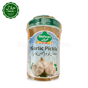 MEHRAN Garlic Pickle 400g Jar Front View