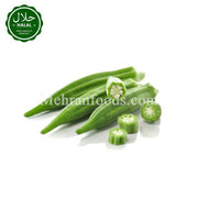 LABBAIK FROZEN Okra Whole (Bhindi) 1Kg (1+1) 2kg 유통 커뮤니티라 홀 