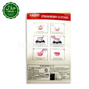 LAZZAT Strawberry Custard Mix Imported from Pakistan to Korea