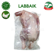 LABBAIK Halal Fresh Whole Chicken Meat (with Skin) 1000g / 통닭(껍질있음)