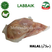 LABBAIK Halal Fresh Whole Chicken Meat (With Skin) (Korea) 1000g / 통닭(껍질있음)