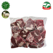 LABBAIK Halal Fresh Lamb Boneless Meat (Square Cut) Cubes 800g / 뼈없는 양고기