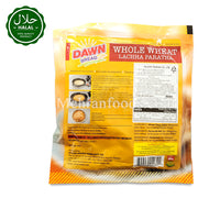 DAWN BREAD Whole Wheat Lachha Paratha (Bread) 4pcs 400g 다운 브레드 홀위트 (통밀) 파라타 (커리빵)